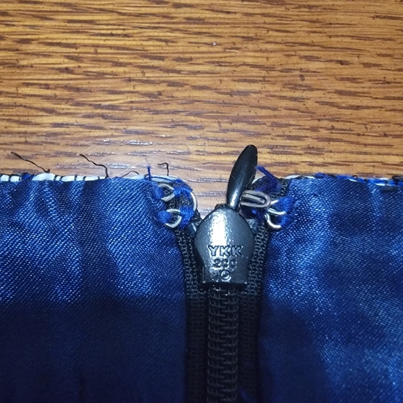 J. Crew blue mini skirt size 6 - Picture 4 of 6